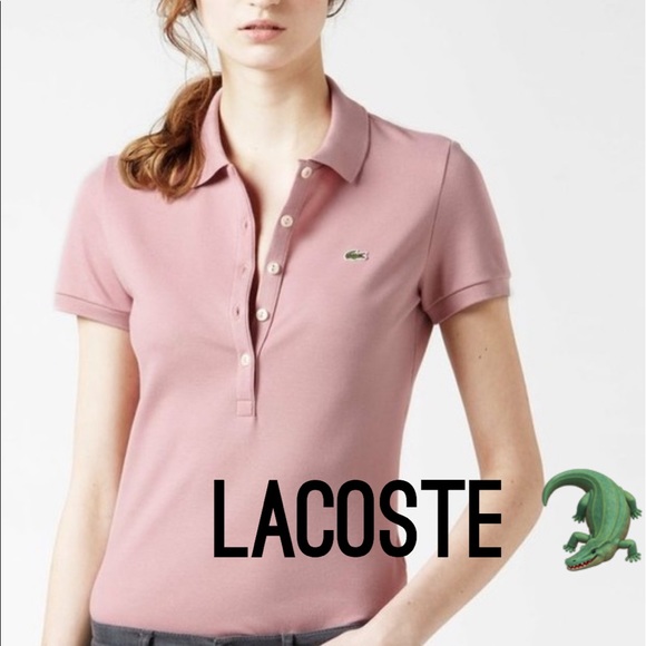 lacoste 5 button polo shirt